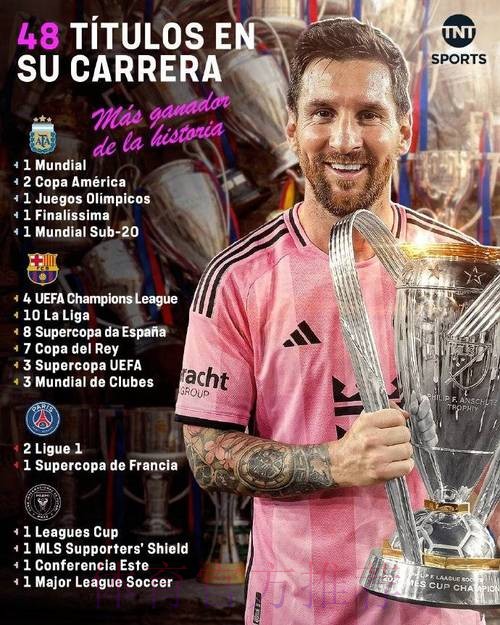 47冠！梅西首夺美职联总冠军，历史第一人刷新纪录，领先C罗11冠